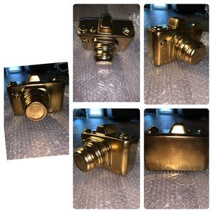 NWT Gold Camera for home decor!